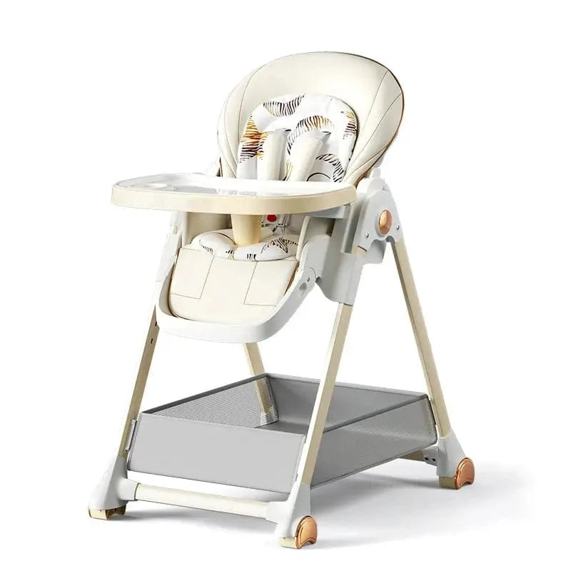 Chaise Haute Bébé Multifonction avec Roulettes MOMSEREINE