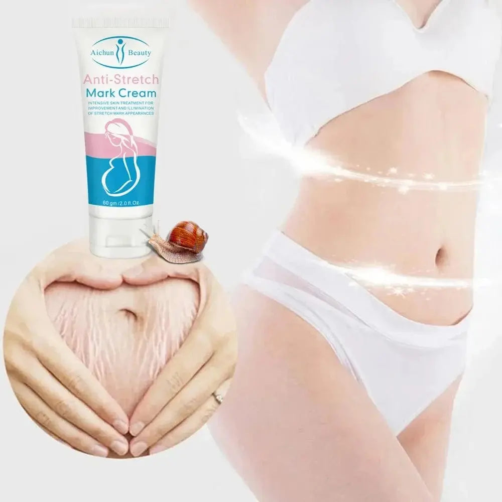 Crème Anti-Vergetures Post-Partum à la Bave d’Escargot MOMSEREINE