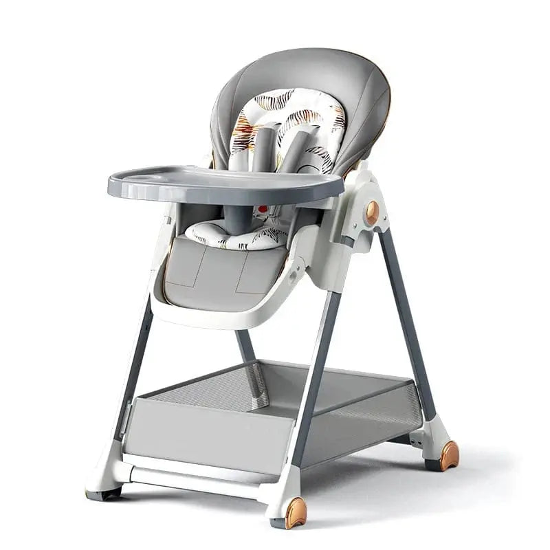 Chaise Haute Bébé Multifonction avec Roulettes MOMSEREINE